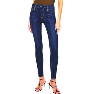AG ADRIANO GOLDSCHMIED High Waist Farrah Skinny Jean in Indigo Wash  27R